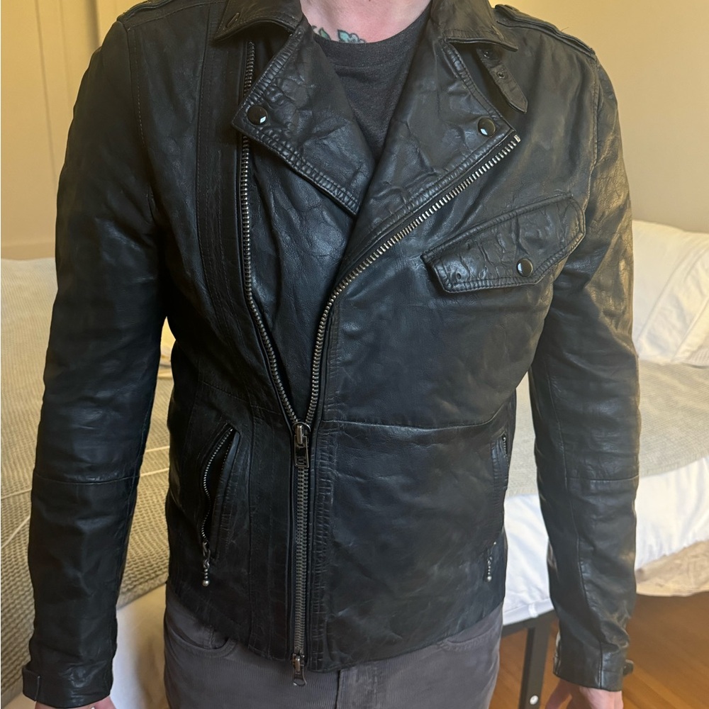 Men's All Saints Leather Jacket